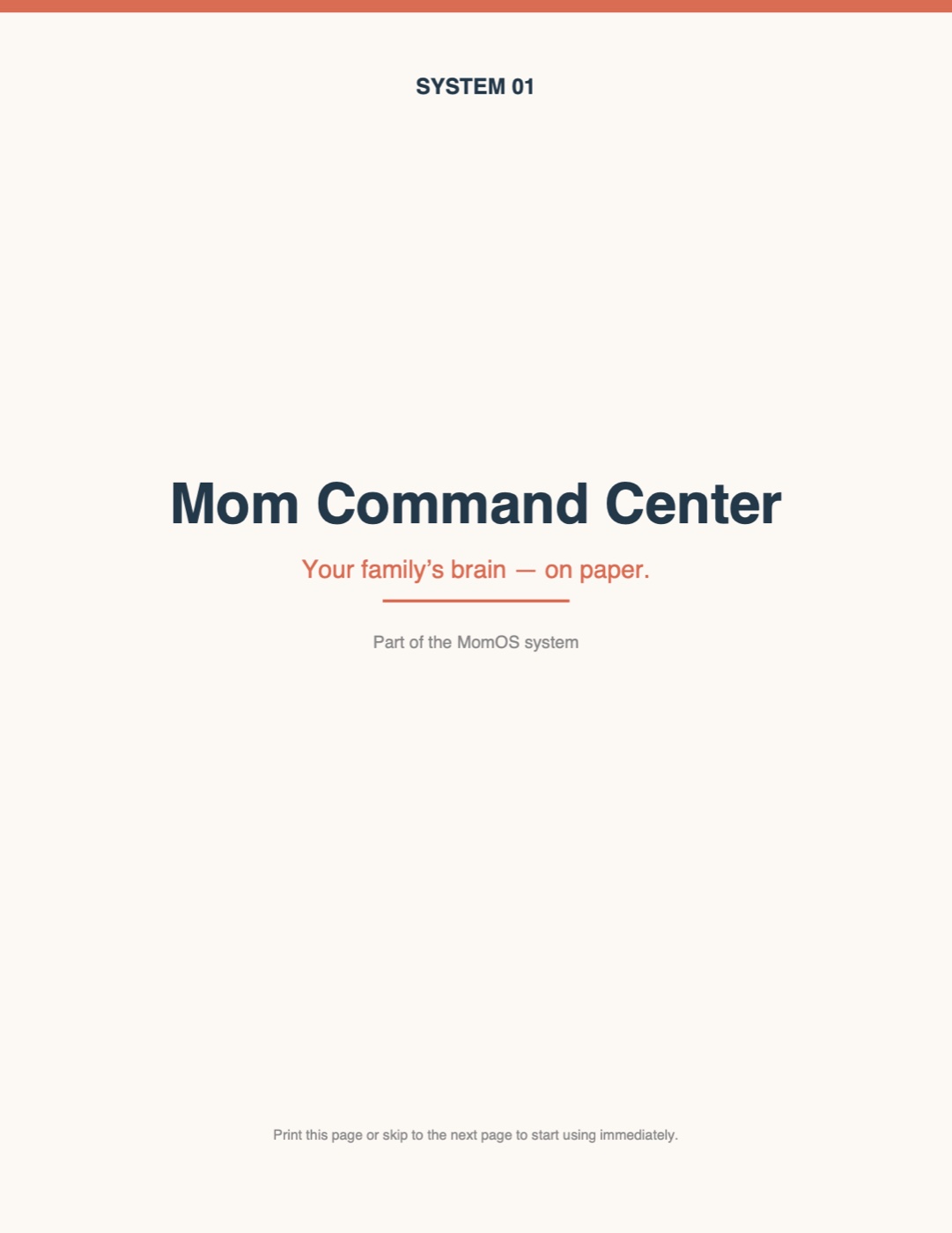 Mom Command Center